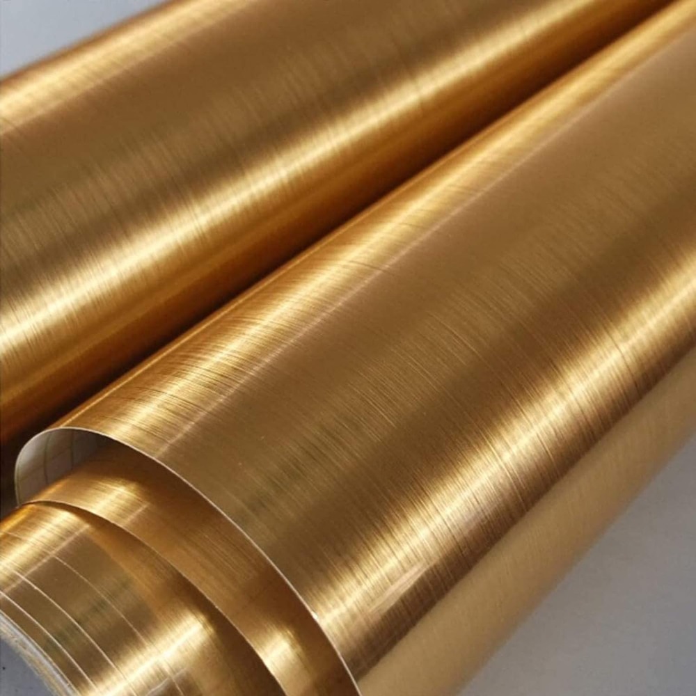 Gold Wallpaper Self-Adhesive C - Glitter Vinyl Roll ulasan dan harga