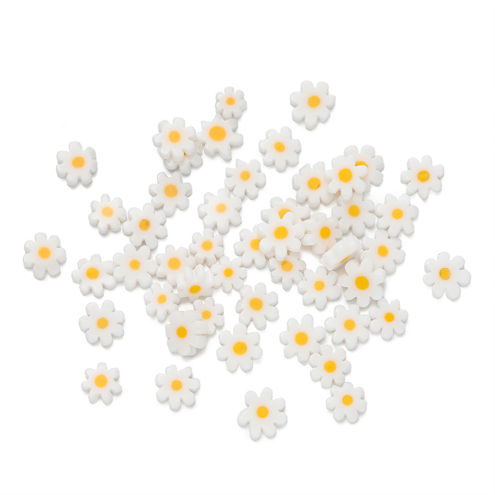 1String/Lot DIY Glass Daisy Be - Embellishment Crafts ulasan dan harga
