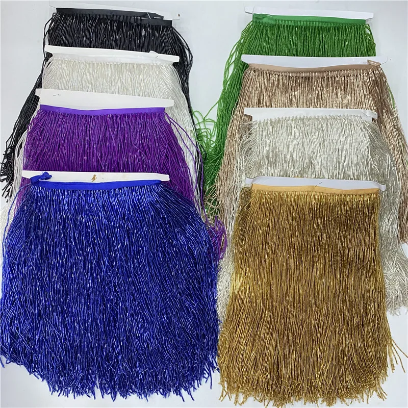 5meters/lot beautiful trim Pol - Beaded Trim Fringe ulasan dan harga