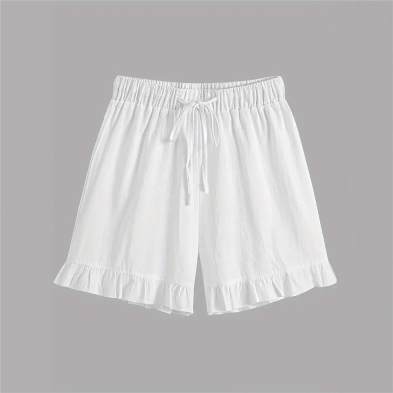 New Women Summer 2Piece Set Wh - Elastic Lace Trim ulasan dan harga