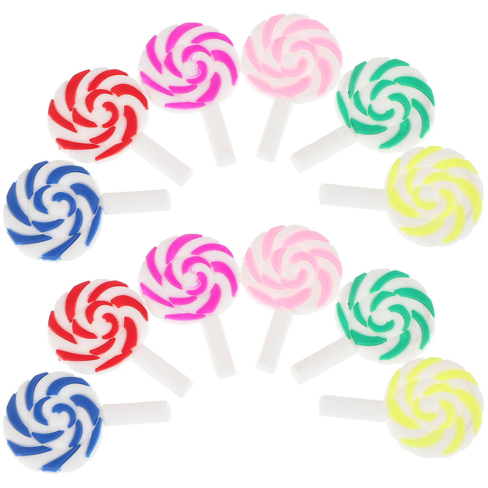 36Pcs Vibrant Rainbow Lollipop - Embellish Craft ulasan dan harga